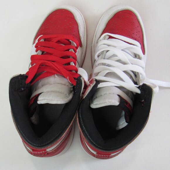 Nike Air Jordan 1 High OG 575441-161 Red Basketball Shoes Sneakers Size 5.5 Y - Picture 7 of 10